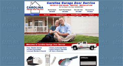 Desktop Screenshot of carolinagaragedoorservice.com